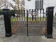 Entrance gates to Church of St David, Capel Bangor