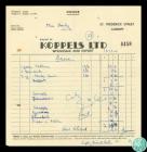 Receipted invoice from Koppels Ltd, 57...