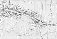 Tithe map 1843 of Eastgate, Cowbridge