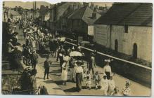 Carnival at old bridge, Eastgate, Cowbridge 1910