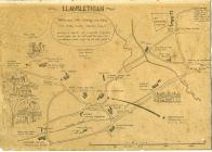 Llanblethian, nr Cowbridge,  sketch map 1994