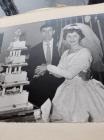 Four-tiered wedding cake, 1961