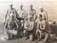 Dennis Tidswell. RAF Malta Water Polo team. 1943