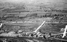 Aerial views of Barry, Trinity Street 