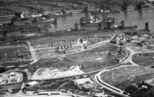 Aerial views of Barry, the Island 