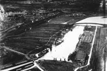 Aerial views of Barry Docks