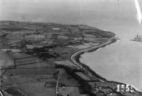 Aerial views of Barry, Sully Moors
