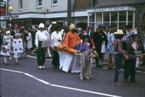 Cowbridge carnival scene 1973