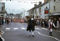 Cowbridge carnival scene 1973