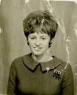 Elaine Thomas with 1960s hairstyle