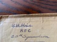 Royal Flying Corps signature of SW Hill -20...
