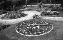 Floral Clock, Victoria Park, Swansea - August 1923