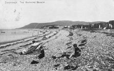 The beach at Deganwy