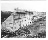 Frankley Reservoir main diversion wall looking...