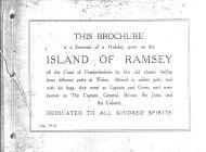 Account of a holiday spent on Ramsey Island in...