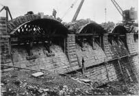 Claerwen Dam Arches Construction