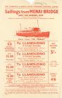 Poster: Sailings from Menai Bridge, Anglesey