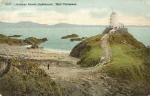 Cerdyn post: Goleudu Ynys Llanddwyn, Ynys Mon