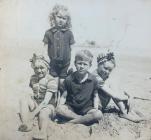 Photograph: Children on the beach, Anglesey