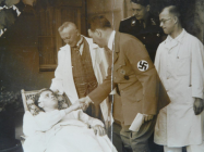 Photograph of Paul Bosse meeting Hitler in...