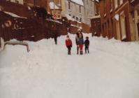 Snow in Llantrisant, Main Rd, 1982