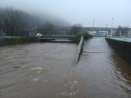Flooding in Aberavon, 2022