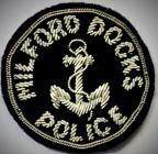 MILFORD DOCKS POLICE CAP BADGE