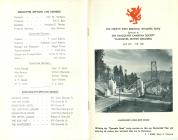 1958 Program for the 4thWest Regional  Gymanfa...