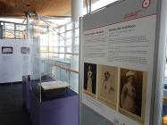 Women war and peace exhibition panel showing...