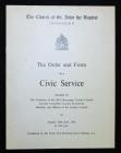 Order and Form for Civic Service. 20/06/1976