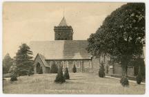 Ystrad Mynach Church [postcard]