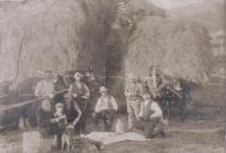 Harvesters at Cwmffynonau Farm, Radyr