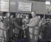 Glass Negative: Livestock Market, Anglesey