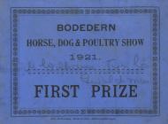 Certificates: Bodedern Show, Anglesey