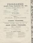 A programme from Riviere's Concert Hall,...