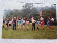 Rhayader Cub Scouts at Ddole farm