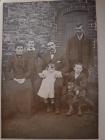 Hughes family, Ty’n y Pant, Elan Valley, 1904.