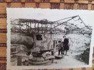 Florence Bird. German gun emplacement on Gold...