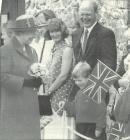 Queen Elizabeth II visiting Solva