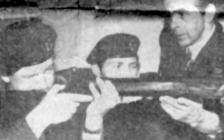 Air cadets receiving rifle training, 1969