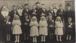 First Communion, St Winefride's School, 1937