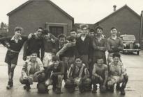 Football Team, Holywell Grammar School 1955
