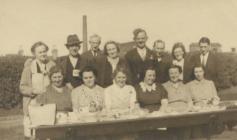 Group of neighbours at Cairnton Crescent, at...