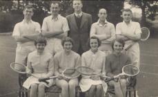Holywell Tennis Club, 1953
