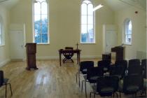 Interior refurbished Penbryn chapel