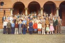 Members of Rehoboth Chapel, Holywell outside...