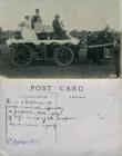 Postcard of Mold carnival, 6th October 1911