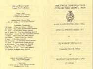 Programme for opening of Bank Place Offices,...