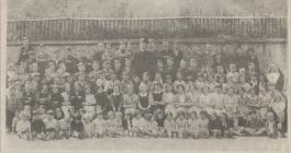 Pupils at St. Winefrides School Holywell, 1936