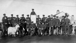 Royal Welsh Fusiliers Band at last concert, 1919